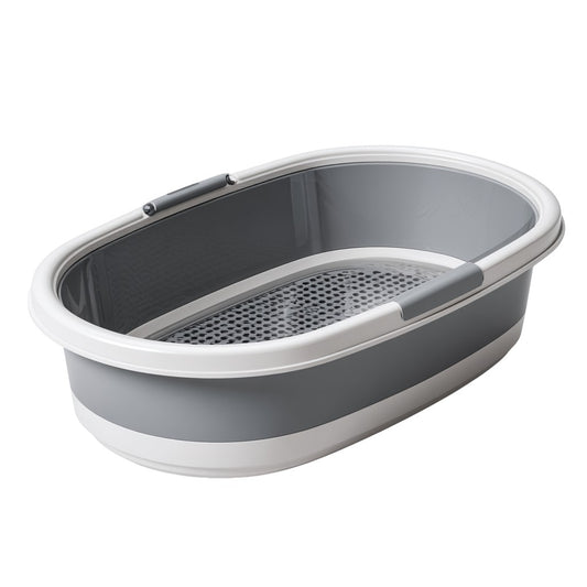 Cloud-Fold Ergonomic Pet Tub - Space-Saving Design